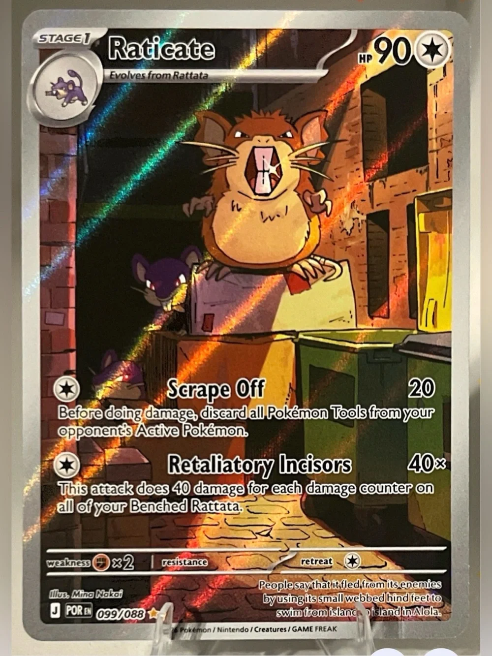 Pokémon TCG: Perfect Order - RATICATE 099/088 NM